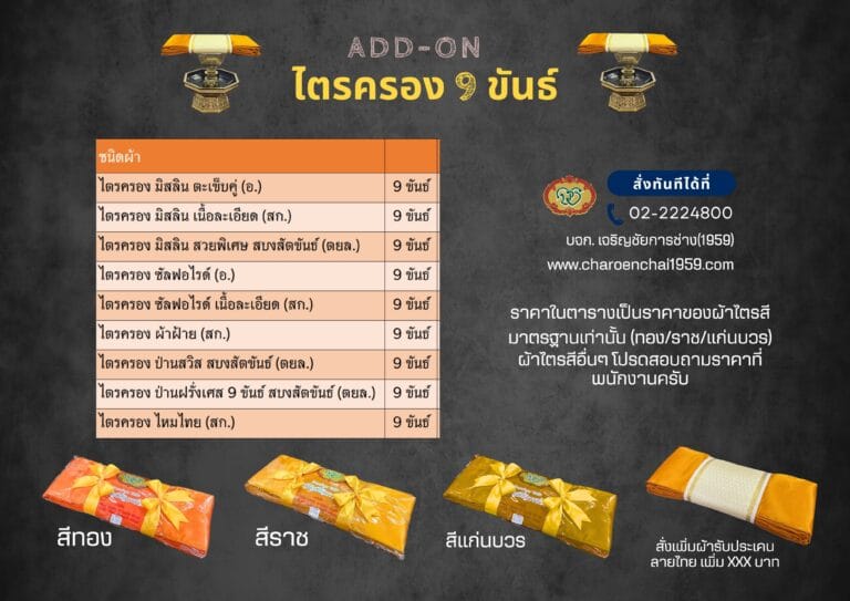 Catalog สินค้า ชุดเครื่องกฐิน หน้าที่ 14