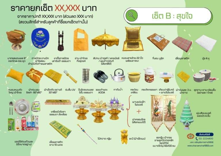 Catalog สินค้า ชุดเครื่องกฐิน หน้าที่ 4