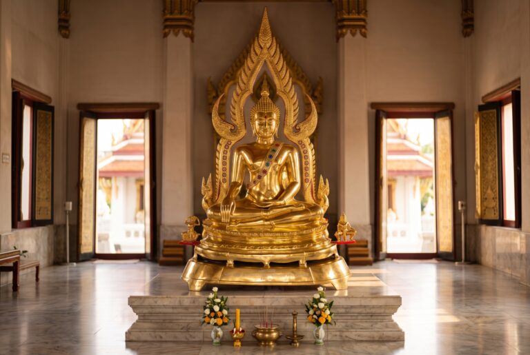 พระชินราช 35 นิ้ว ทองเหลือง ปิดทอง100%