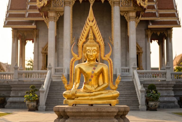 พระพุทธชินราช 80 นิ้ว ทองเหลือง
