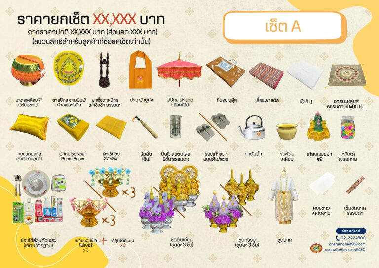 Catalog สินค้า ชุดเครื่องบวช หน้าที่ 2