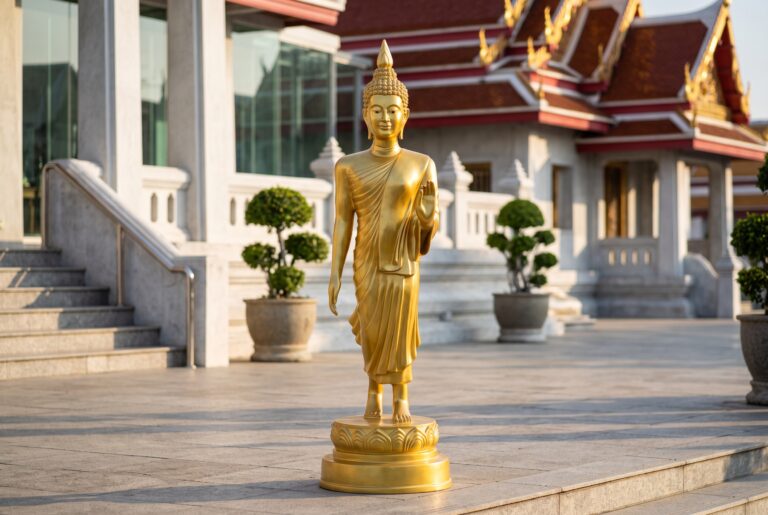 พระพุทธมณฑล ทองเหลือง พ่นสีทอง